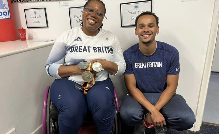 Image of Olympian and Paralympian visit 