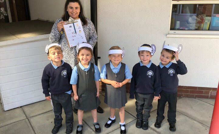 Image of Reception sound walk around school
