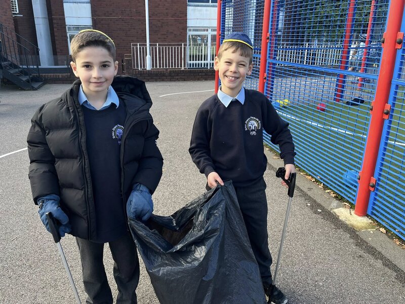 Image of Eco Council Hard at Work 