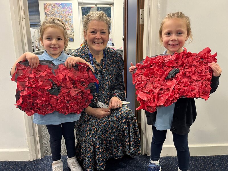 Image of Poppy Display for Remembrance Day 