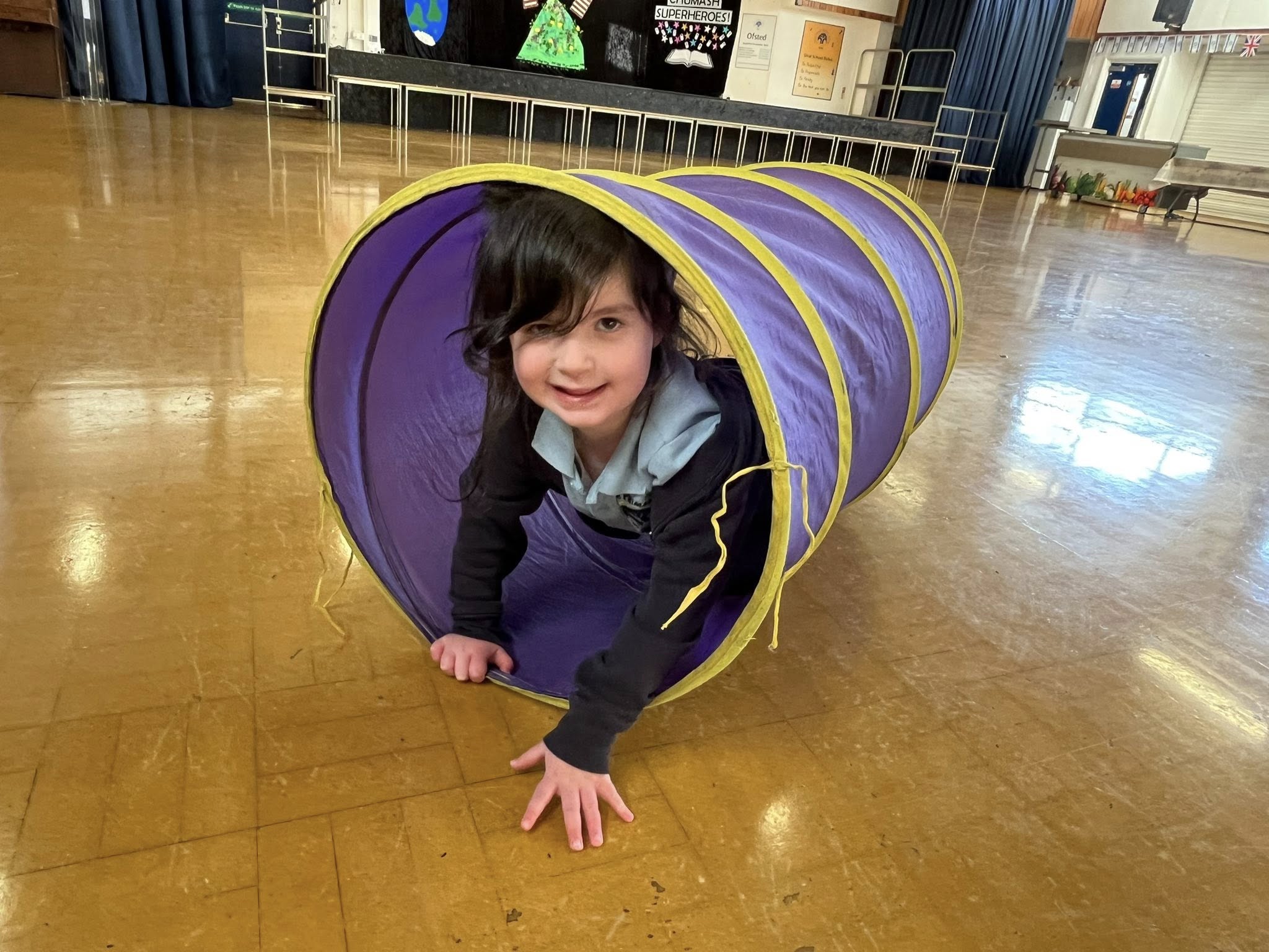 Image of Nursery Obstacle Course in PE