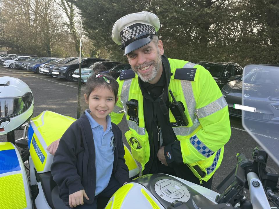 Image of People Who Help Us - Nursery get a special visitor
