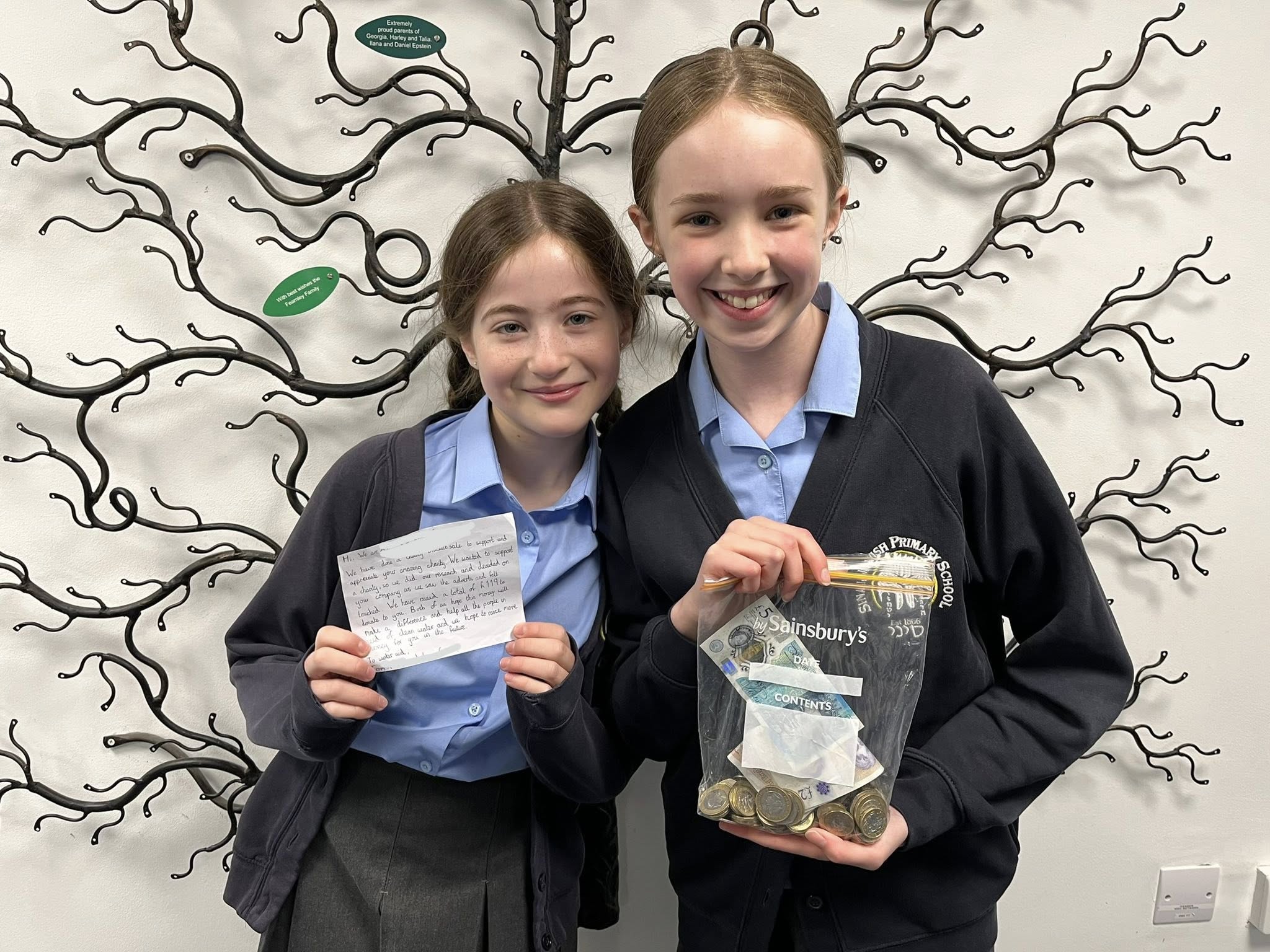 Image of Charity bracelet sale for school and Water Aid