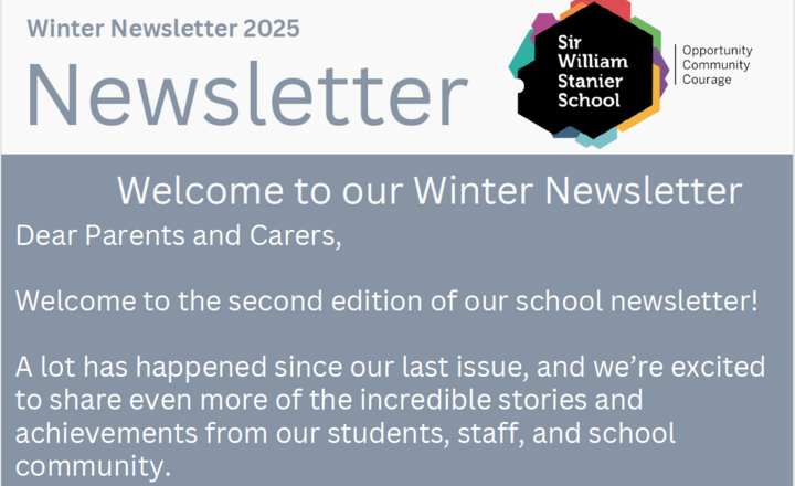 Image of Winter Newsletter 2025