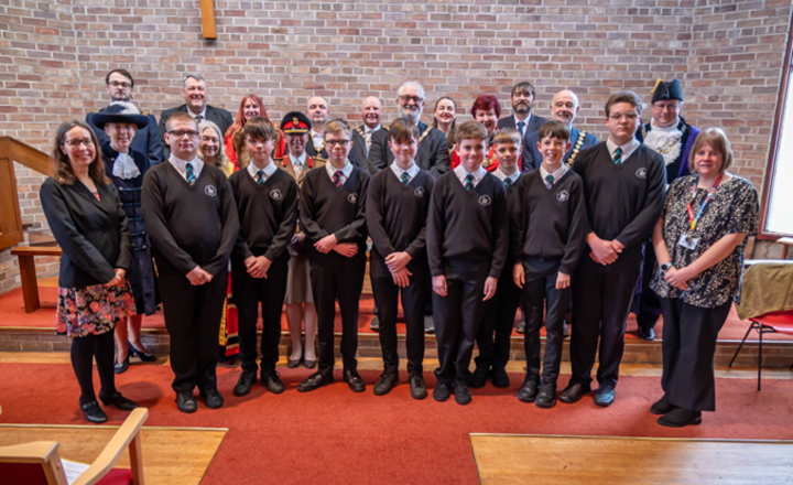 Image of Food Ambassadors Guests of the Mayor at Civic Service