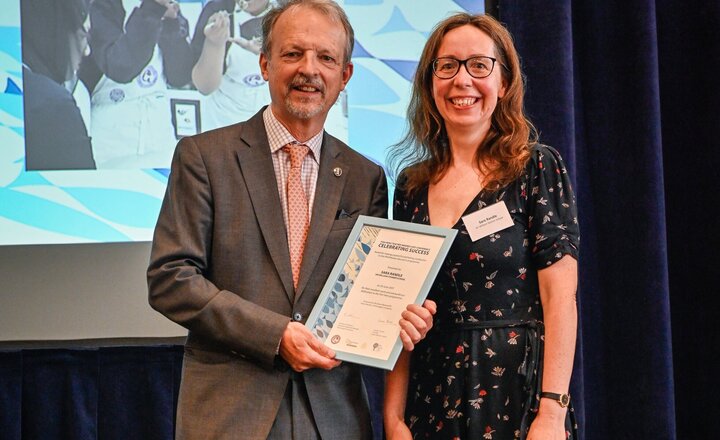Image of Mrs Randle Wins Teacher Award at London Ceremony