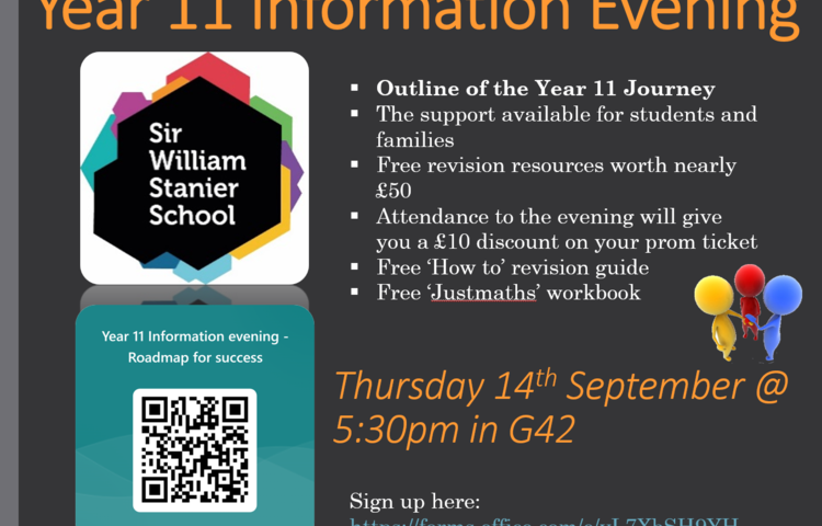 Image of Year 11 Information Evening - Thursday 14th September @5:30pm