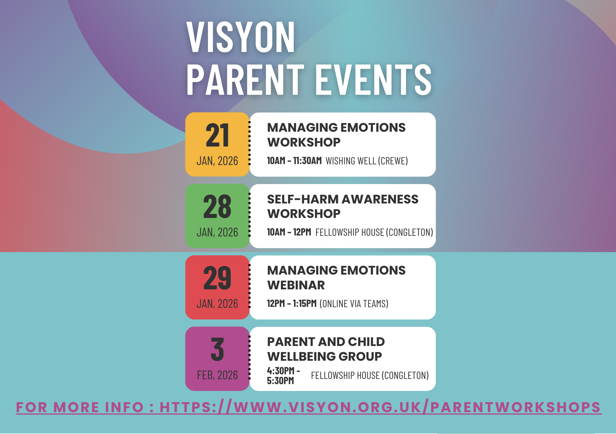 Image of Visyon Parent Events