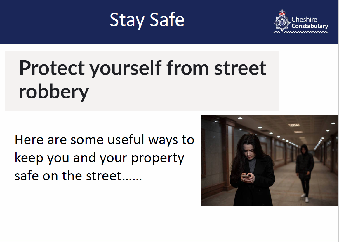 Image of Stay safe on the streets