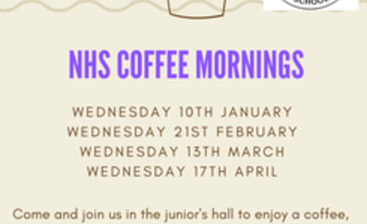 Image of NHS Coffee Morning upcoming dates
