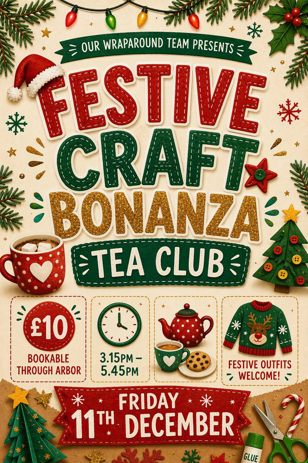 Image of Festive Craft Bonanza Tea Club