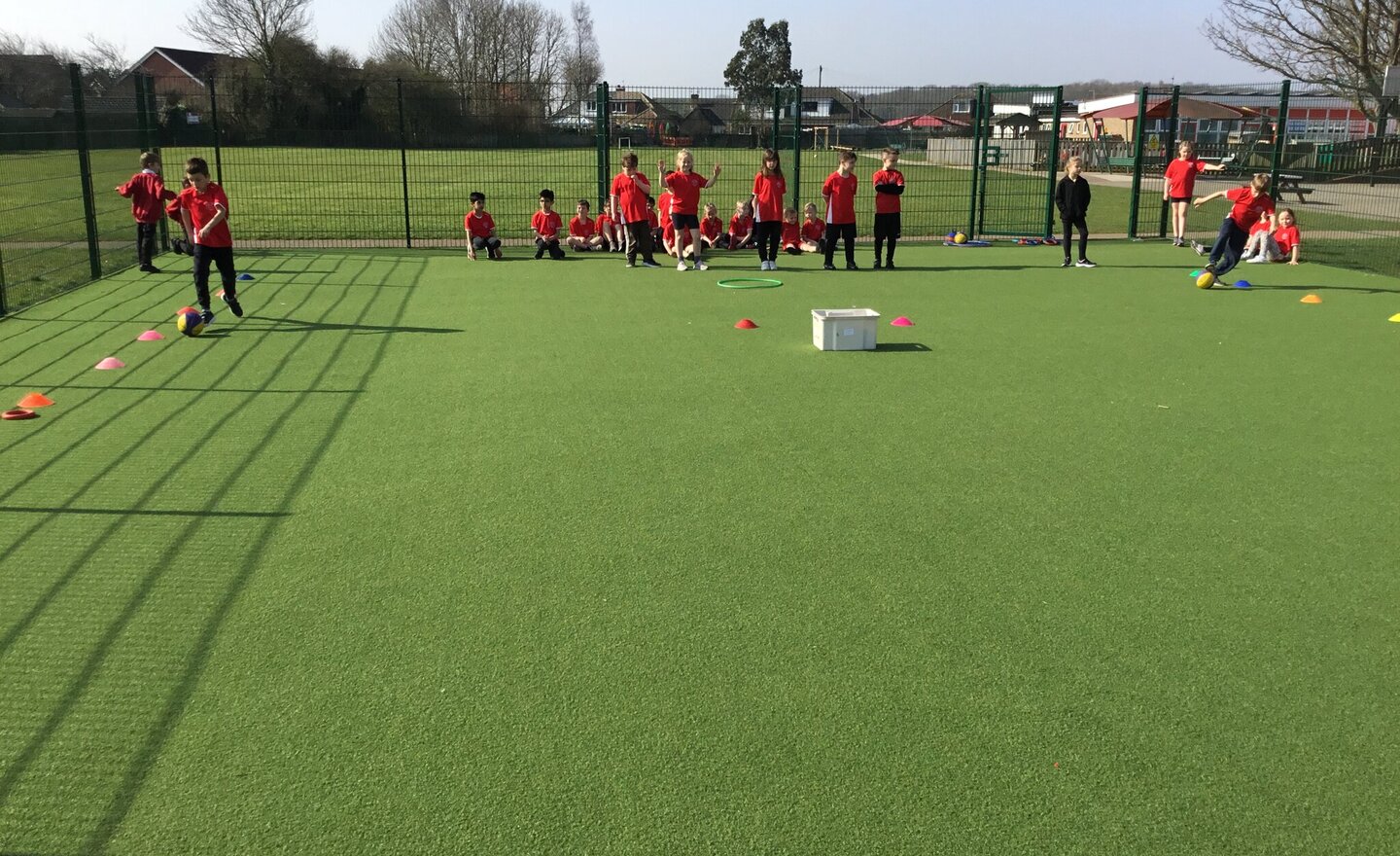 Image of P.E in the sun!