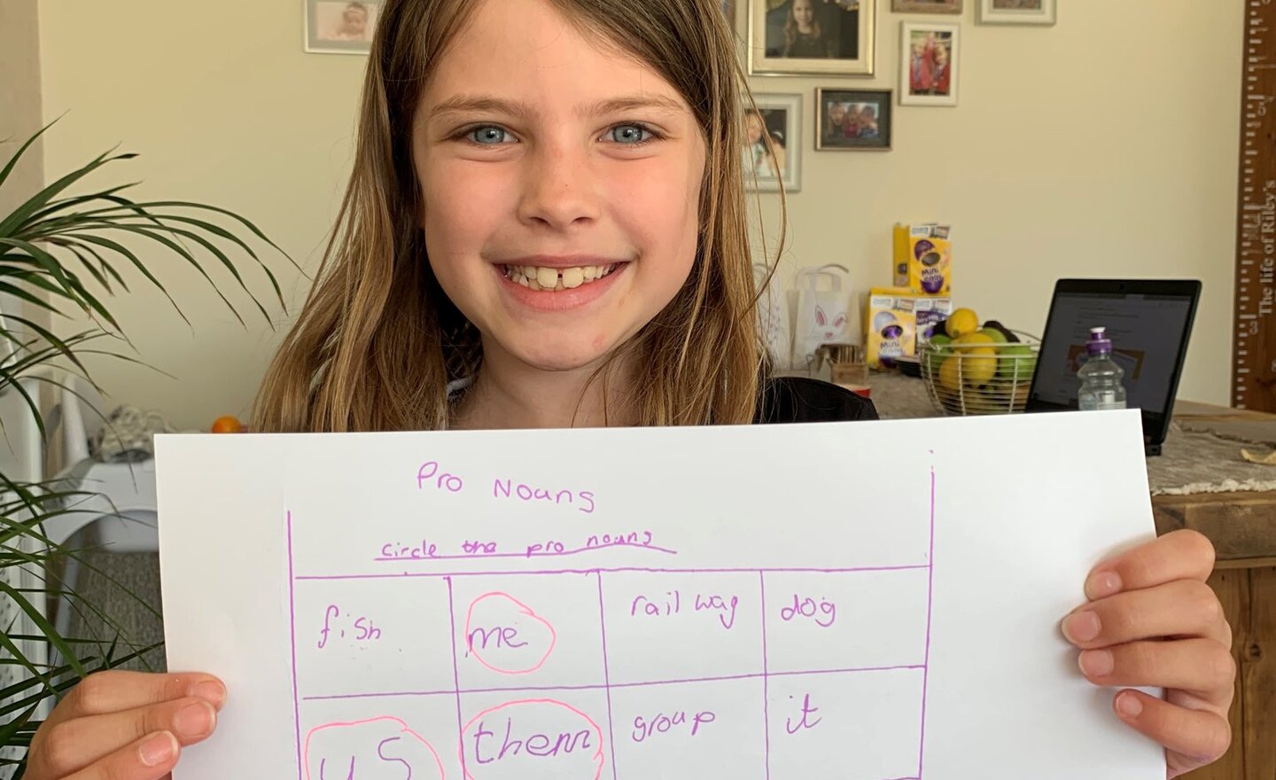 Image of Evie's Home Learning