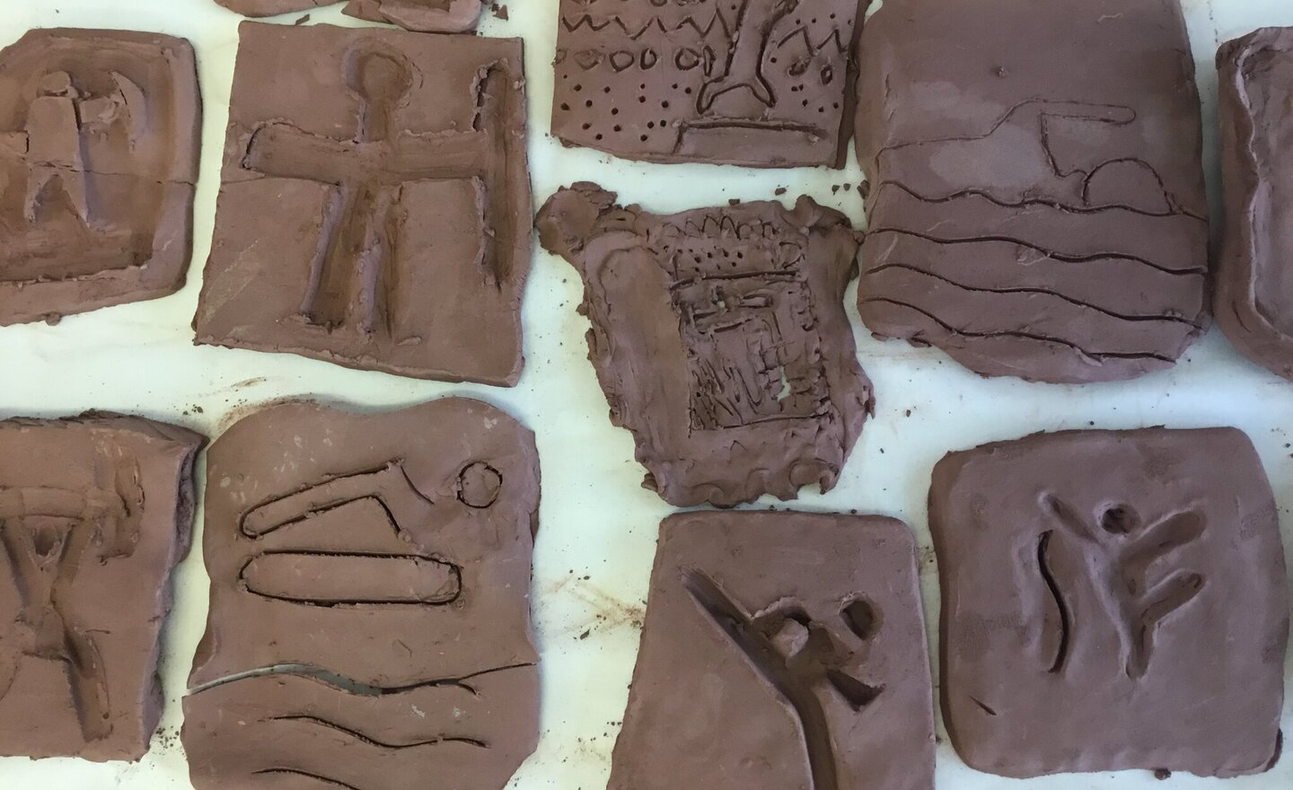 Image of Y5/6 Clay Pictograms