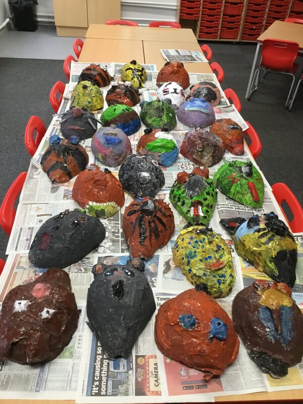 Image of Maya Death Masks