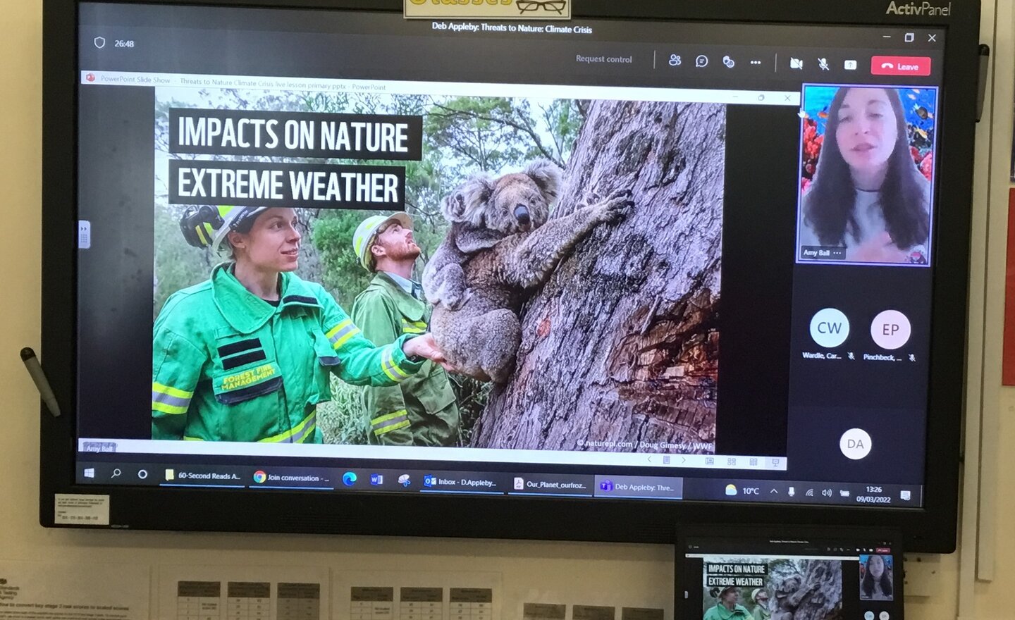 Image of Y5/6 WWF Threats to Nature: Climate Crisis