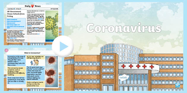 Image of Coronavirus education for children.