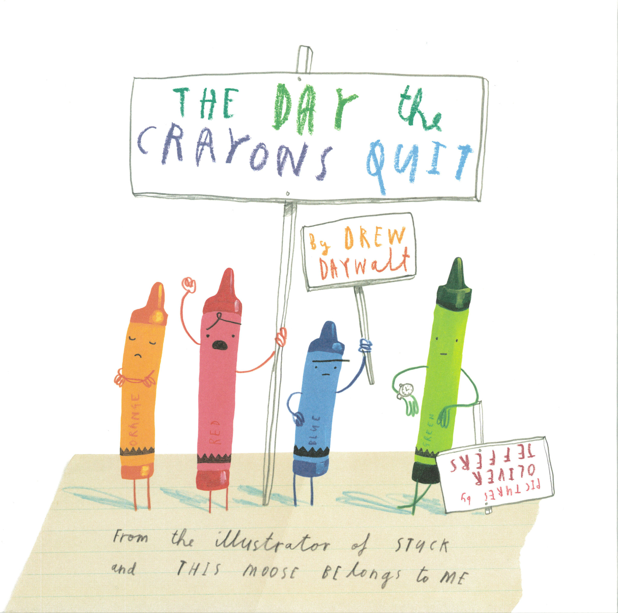 Image of Writing task- The day the crayons quit.