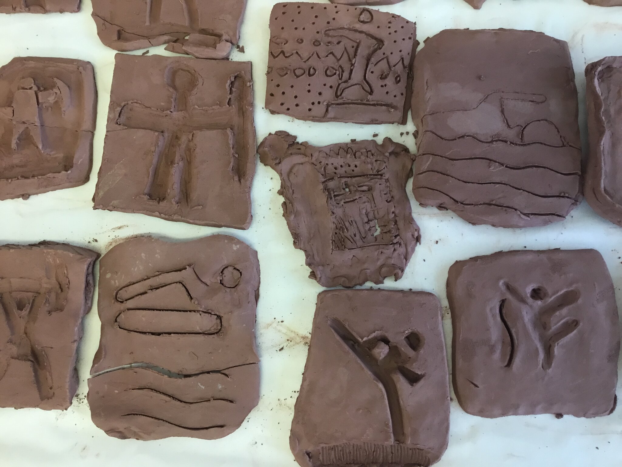 Image of Y5/6 Clay Pictograms