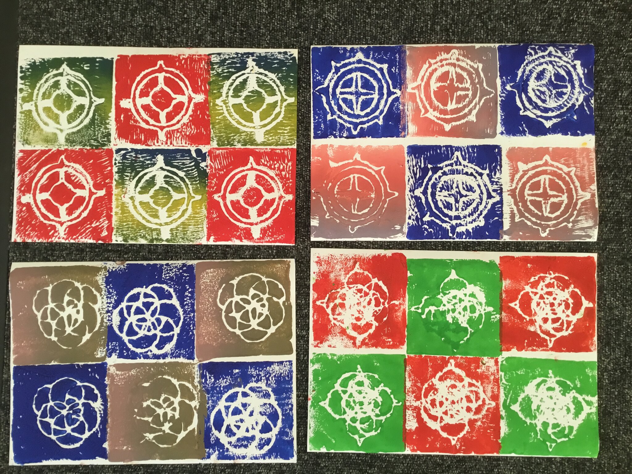 Image of Y5/6 Press print compass designs