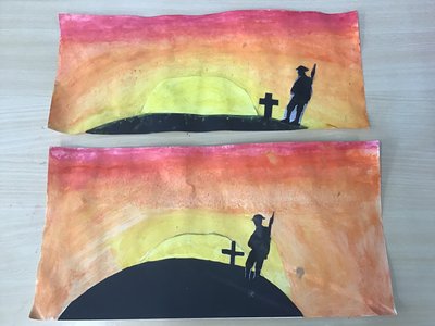 Image of Year 6 Remembrance Art