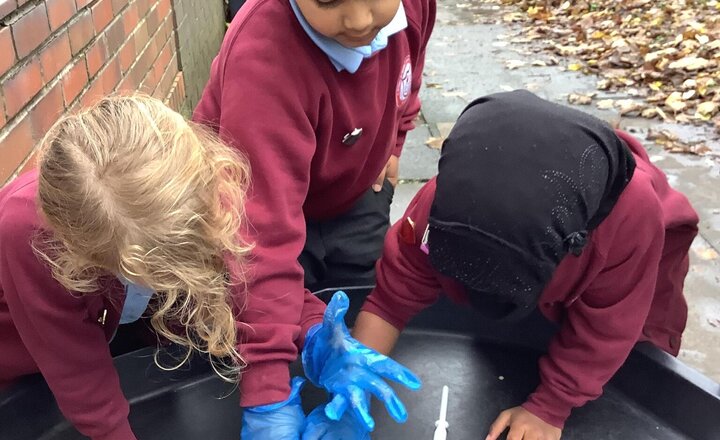 Image of We had such a fun and crafty lunchtime activity this week! The children got hands-on making their very own pine cone bird feeders. They showed great team work to prepare a special treat for our feathered friends!