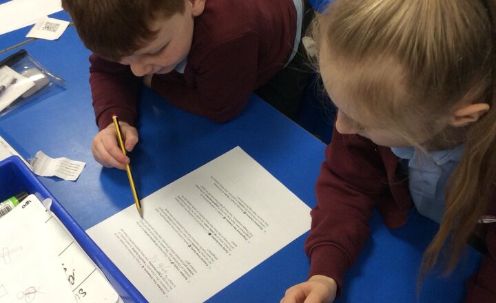 Image of Making our Knowledge Sticky- Mrs Hargreaves made us some Christmas word problems relating to our 7 times tables. What fun we had solving them and proving our answers were correct.