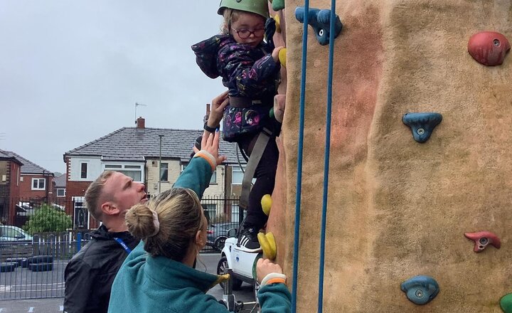 Image of We loved the climbing wall!