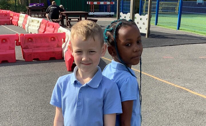 Image of In Maths, we have started our new Height and Length unit. We started by looking at height and comparing using the words taller and shorter.