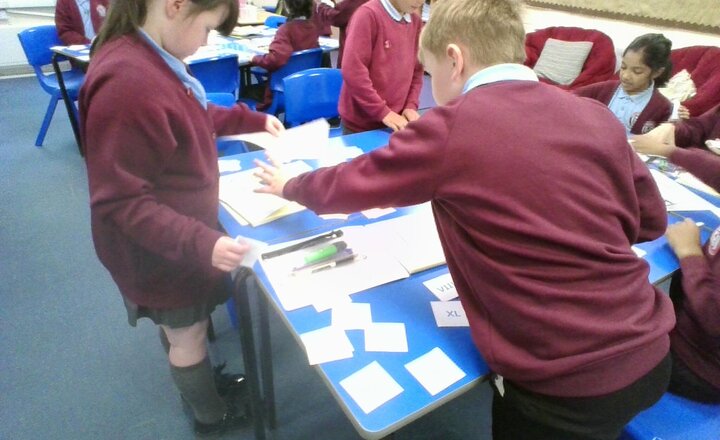 Image of We have enjoyed learning Roman numerals in our maths lesson today.