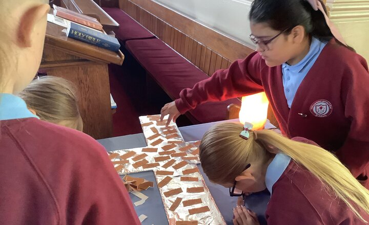 Image of What a special day! The students visited church yesterday to take part in the Global Week of Prayer activities. A big thank you to Reverend Alice for a fantastic experience!