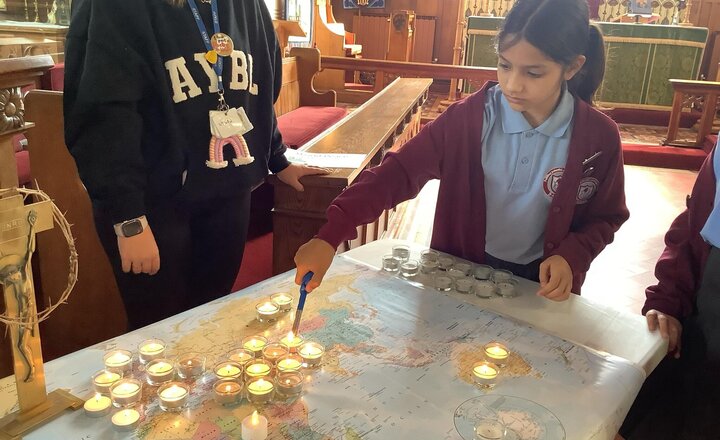 Image of What a fantastic first day! The children settled in beautifully. We visited Church for Global Week of Prayer, and they also impressed us with their times tables and American Football skills.