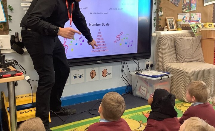 Image of We enjoyed Spanish, Music and Computing with Junior Jam today.