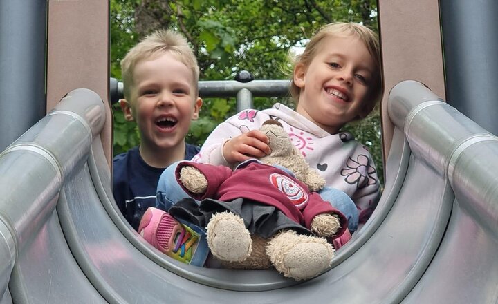 Image of Athena took Adrianna home last weekend and it looks like they had a great time.