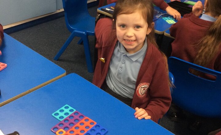 Image of In Maths, we have been representing and partitioning numbers to 100. We have used various resources to help us and all our knowledge from Year 2.