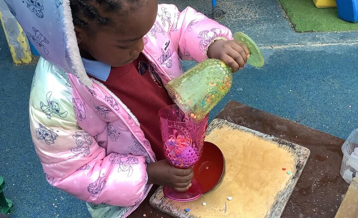 Image of Having fun making potions.