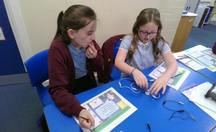 Image of This morning we have started our DT topic, Doodlers, which is based on electrical circuits.  We have spent the morning looking in detail at the components of electrical circuits and how they work, revising our knowledge from year 4.