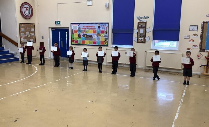 Image of Great work in Maths today! Year 1 successfully used number lines as we conclude our Place Value to 10 unit. They were brilliant at placing numbers and calculating the 'jumps.'