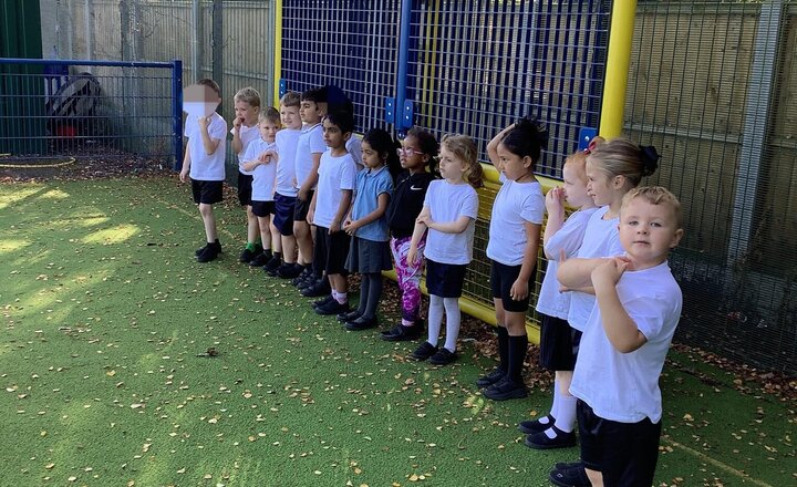 Image of Today we have had our second session of PE with Jake from EdStart. We have been working on a variety of skills from finding space, working as a team and practising our gross motor skills!