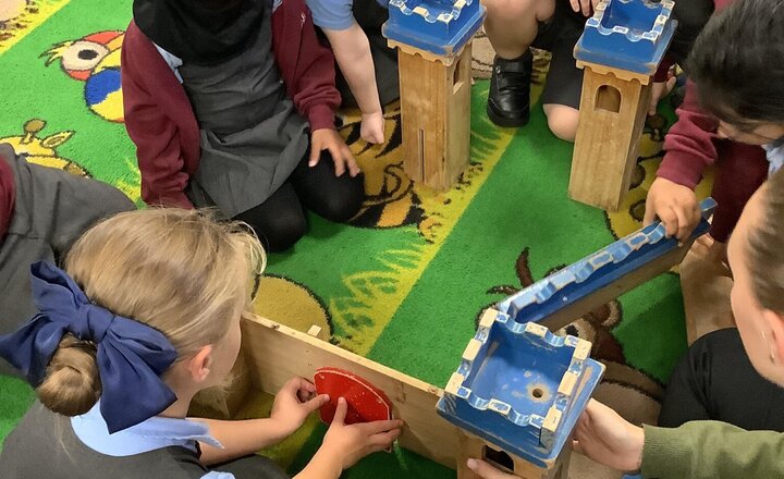 Image of In History, we discussed what we could remember from our trip last week! We then built and labelled the different parts of our very own castle. We will be checking what we can remember next week when we are being busy bees!