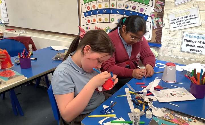 Image of This afternoon we have had fun making our ‘doodlers’ as part of our DT project.