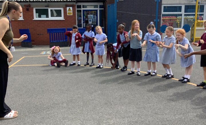 Image of We decided to have our English lesson in the sunshine! We created our story map for Mole’s Star!