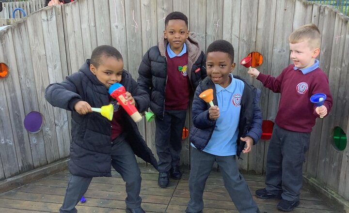 Image of Boy band in the making.
