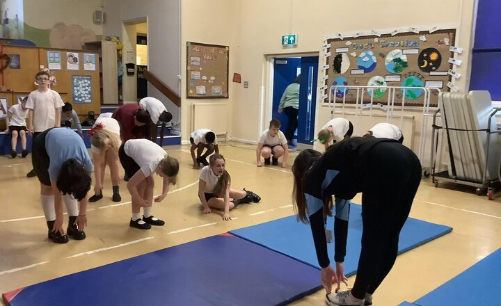 Image of Our last gymnastic session with Blackburn Rovers.