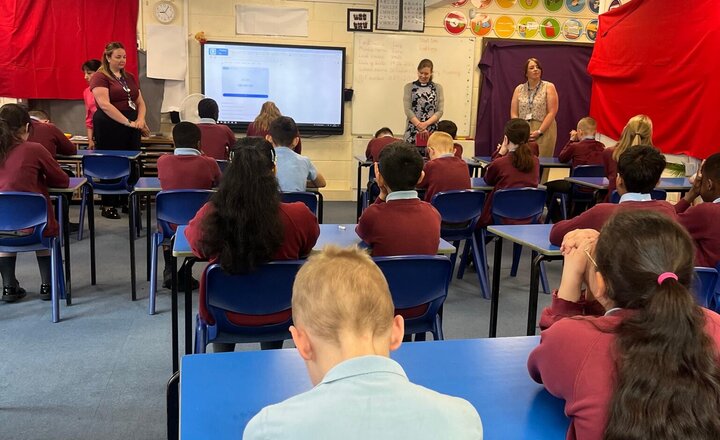 Image of We had a wonderful start to our SATs week this week with a time for prayer and reflection from Rev. Alice.  Thank you for calming our minds, helping us connect and prepare for our day.