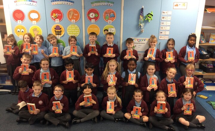 Image of We have finished our second class novel this week! We have really enjoyed reading Planet Omar accidental trouble magnet and we are ready to start our next one.