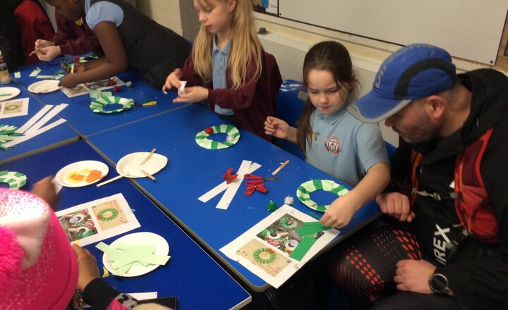 Image of What a festive afternoon! We had so much fun making Christmas crafts yesterday. Thank you so much to all the parents and carers who came along to join the fun!
