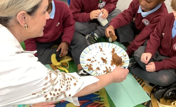 Image of We have been learning about Bonfire Night this morning. We loved tasting Parkin.