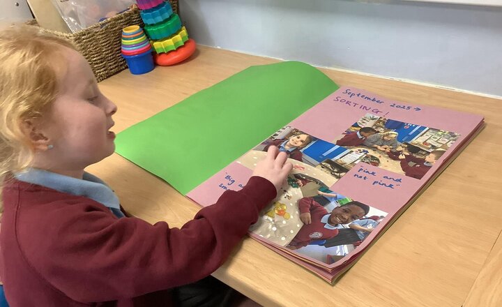 Image of Recalling our learning using our scrap books.