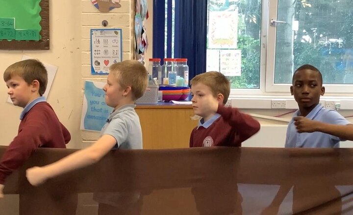 Image of A huge well done to the class for their Viking History Show It yesterday. This was a brilliant opportunity for them to demonstrate what they've learned and understood about the Vikings. It was wonderful to see their learning in action!